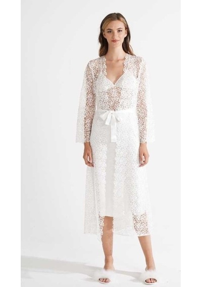 Pierre Cardin 6270 Ipek Saten 6 Lı Sabahlık Pijama Set Takım