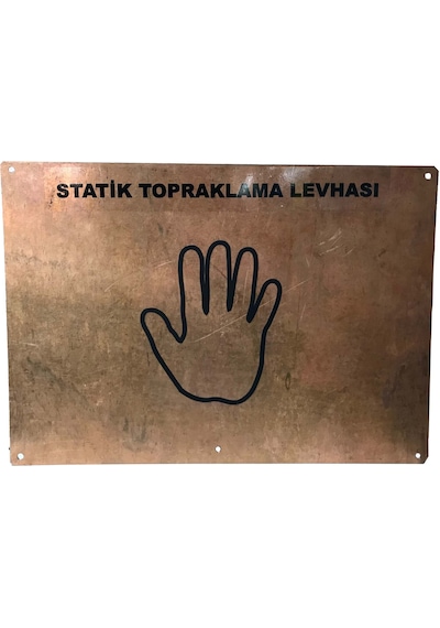 Statik Bakır Topraklama Levhası