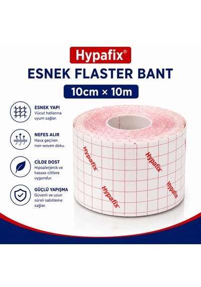 Hypafix Esnek Flaster Bant 10cm 10m 2 Adet