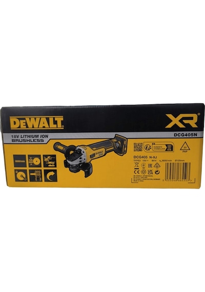 Dewalt DCG405N 18V Aküsüz Kömürsüz Avuç Taşlama Makinesi