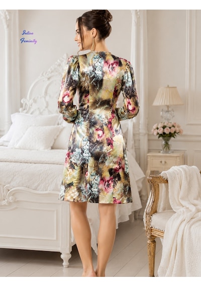İntive Lingerie Intive Virginia Pastel Çiçekli Saten Ve Tül Detaylı 5'li Kutulu P Pembe