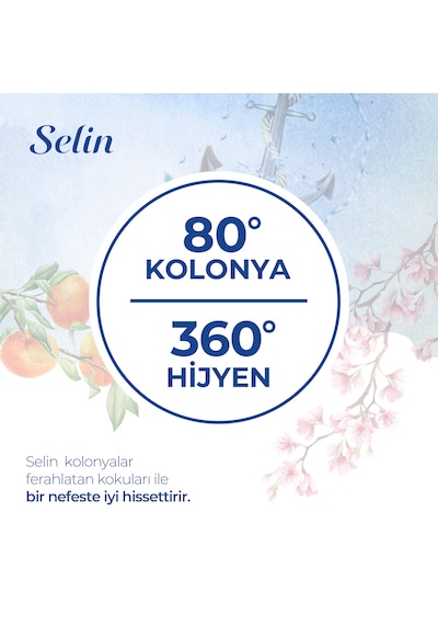 Selin Kolonyalı Mendil - 45 Adet
