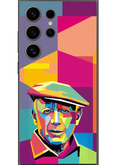 Samsung Galaxy S24 Ultra Uyumlu Şeffaf Kılıf Pablo Picasso Tasarımlı