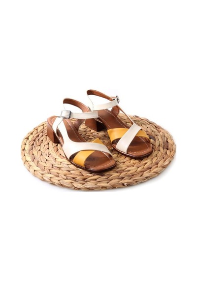 Papuçcity Frzn 02879 4,5 Cm Kadın Topuklu Sandalet 001