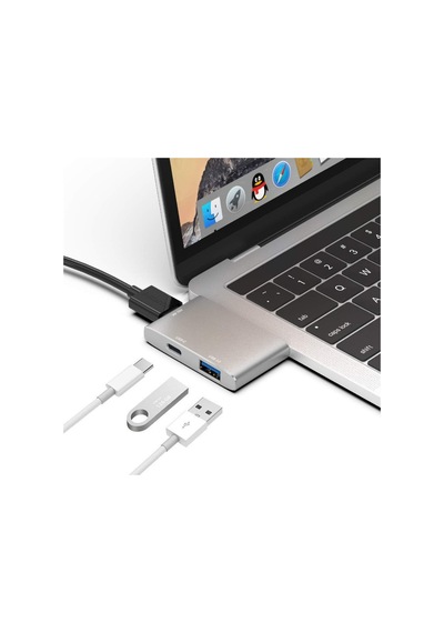 Apple Uyumlu MacBook Dual Usb-c Hub 4k Hdmı Usb 3.0 Pd Şarj Destekli Alüminyum Çoklayıcı
