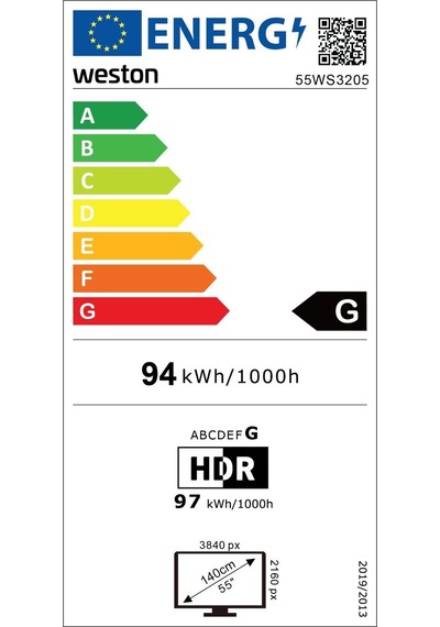 Weston 55WS3205 55" 4K Ultra HD LED TV