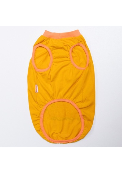 Sarı Crabby Beach Büyük Köpek Tişörtü - Köpek Kıyafeti 15 Kg-45 Kg