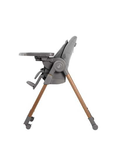 Maxi-Cosi Minla Plus 6'sı Bir Arada Ahşap Görünümlü 4 Tekerlekli Mama Sandalyesi Elegance Graphite