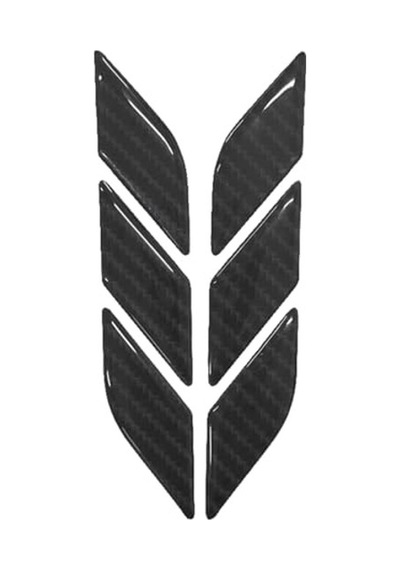 Karbon Siyah 3d Sticker Seti - Araç Ve Motosiklet İçin Çok Amaçlı Abanoz