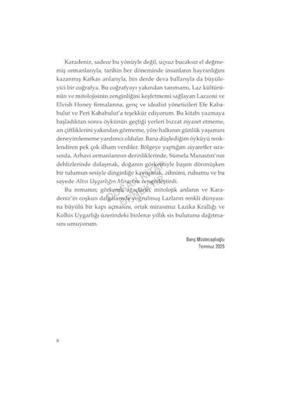 Altın Uygarlığın Mirası: Bir Lazika Romanı