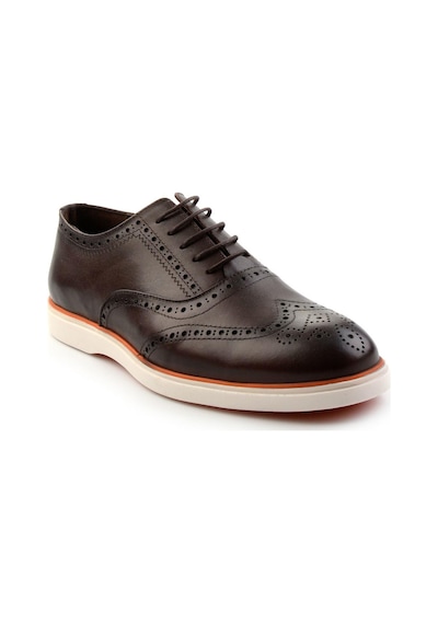 Bambi Kahve Leather Erkek Oxford Ayakkabı E01054182741 Kahve