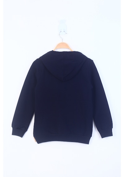 Toontoy Kids Toontoy Erkek Çocuk La Casa Baskılı Sweatshirt Lacivert