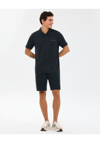 Skechers M Soft Touch Pique Polo Erkek Siyah Polo Yaka Tshirt S2610086-3817