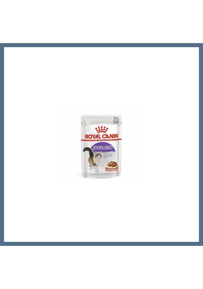 Buradabulabilirsin Sterilised Gravy Pouch Kısırlaştırılmış Kedi Konservesi 12 Adet 85 Gr Bbz