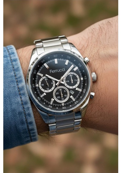 Ferrucci Fc 1025 03616m.02 Erkek Kol Saati Metalik Gri