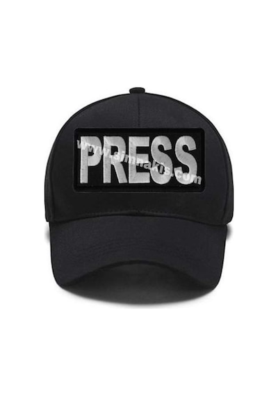 Nakış Işleme Press Basın Armalı Şapka Kep Hats Cap Ayarlanabilir Siyah