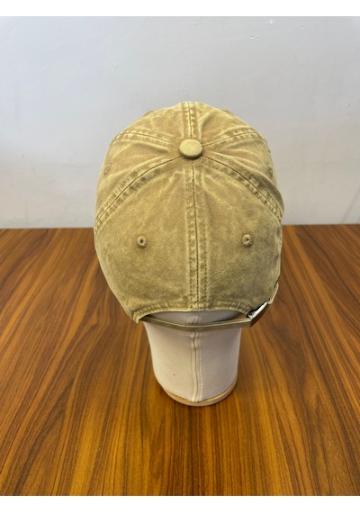 Hamze Vintage Yıkamalı Eskitme Model İthal Nakışlı Unisex Cap Şapka Bej