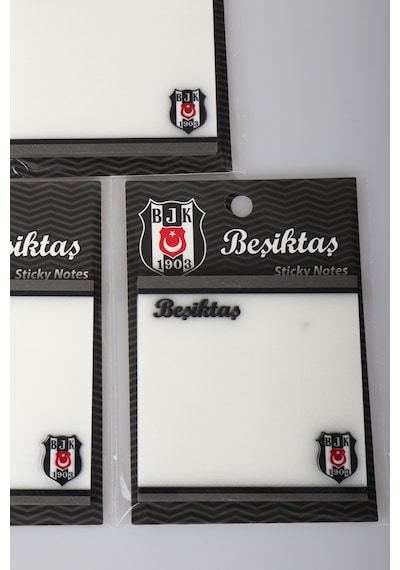 "dekomus Cep Defteri Hediyeli" Lisanslı Beşiktaş "tekli" Şeffaf Post-ıt 50 Yaprak Ahşap