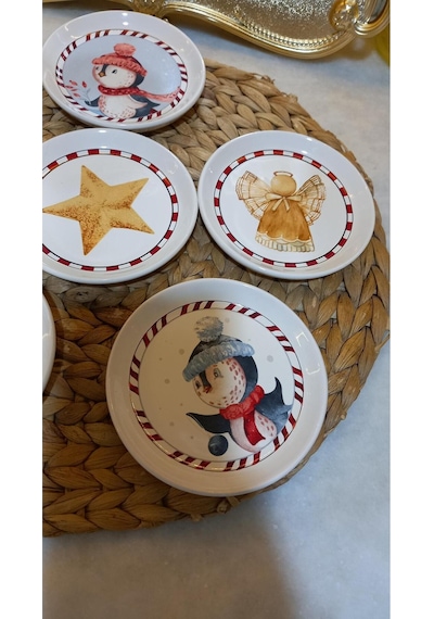 Çerezlik Yılbaşı 10 Cm 6 Lı Çok Renkli