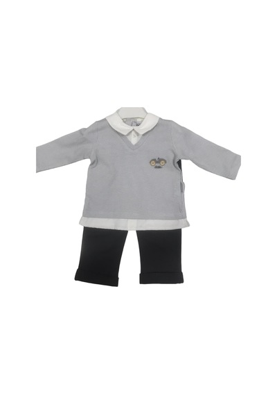 Babydoll 2li Takım Babydola Gri-10189 Gri