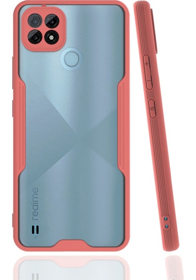 Realme C21 Kılıf Platin Silikon - Pembe Bzsxx00 1