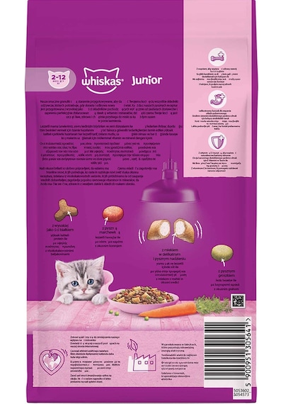 Whiskas Junior Tavuklu Yavru Kedi Maması 1900 G