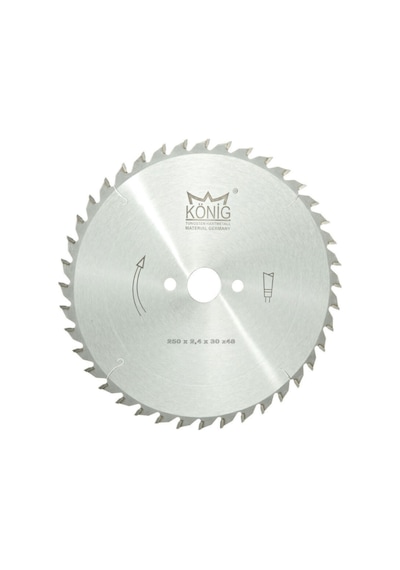 KÖNİG 250*2,4*30 Z: 48 MASİF İNCE KESİM ELMAS DAİRE TESTERESİ