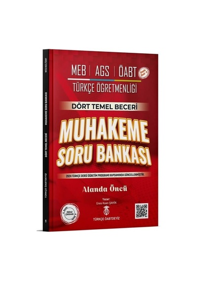 Türkçe Öabtdeyiz Öabt Meb-ags Türkçe Dört Temel Beceri Muhakeme Soru Bankası Çözümlü - Enes Kaan Şahin