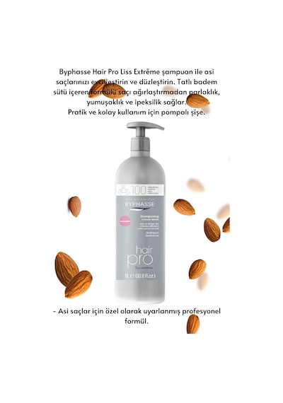 Byphasse Hair Pro Asi Saçlara Özel Koruyucu Ve Yatıştırıcı Şampuan 1000ml