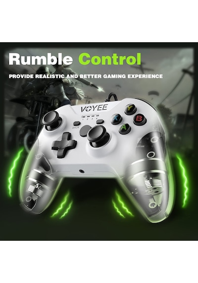 Voyee Yükseltilmiş Joystick Kablolu Oyun Kolu