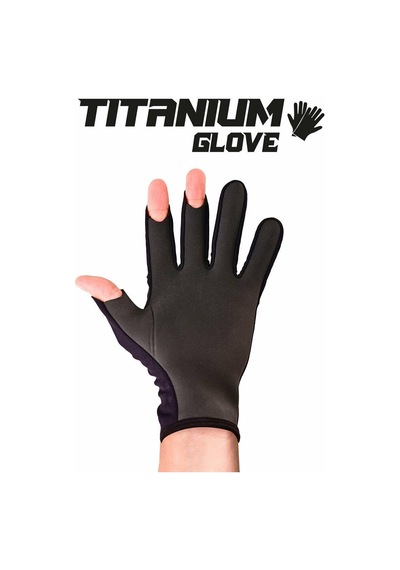 Fujin Pro Angler S24 Titanium Gloves Black Gold M/l Siyah