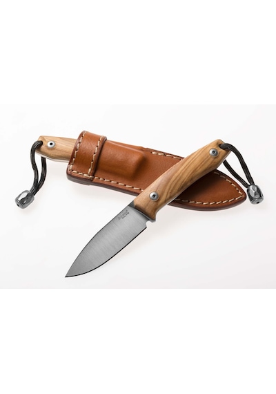 Lionsteel M1 Olive Wood Kamp Bıçak Kahverengi