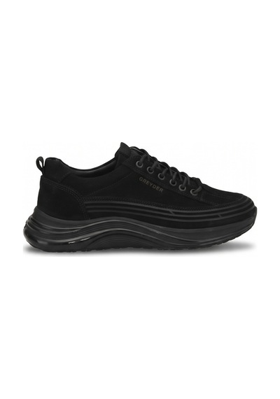 Ayakkabı Fuarı Elit 26kbtnant01 Erkek Hakiki Deri Casual Ayakkabı Siyah