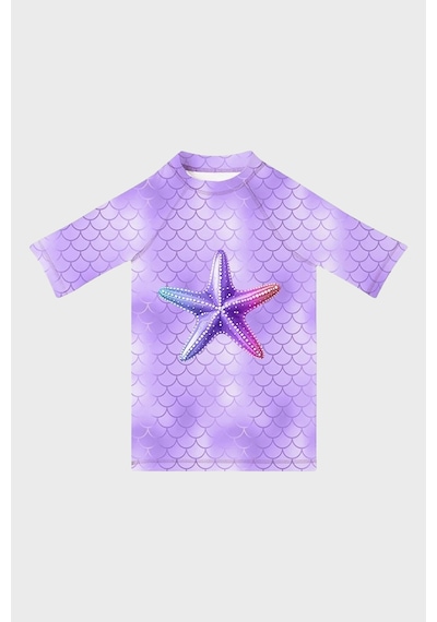 Slipstop Delicate Baskılı Uv Korumalı Kısa Kollu Mayo T Shirt Kız Çocuk T Shirt St2612000001 Lila Slipstop Delicate Baskılı Uv Korumalı Kısa Kollu Mayo T Shirt Kız Çocuk T Shirt St2612000001 Lila