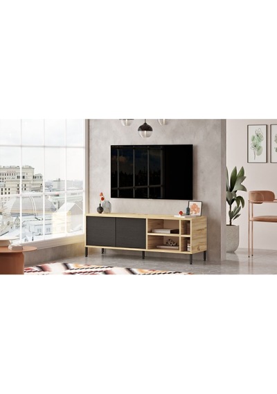 Arya 140cm Tv Ünitesi Sehpası Metal Ayaklı 140cm Keçe-siyah Ary8-kl Keçe - Siyah Arya 140cm Tv Ünitesi Sehpası Metal Ayaklı 140cm Keçe-siyah Ary8-kl Keçe - Siyah