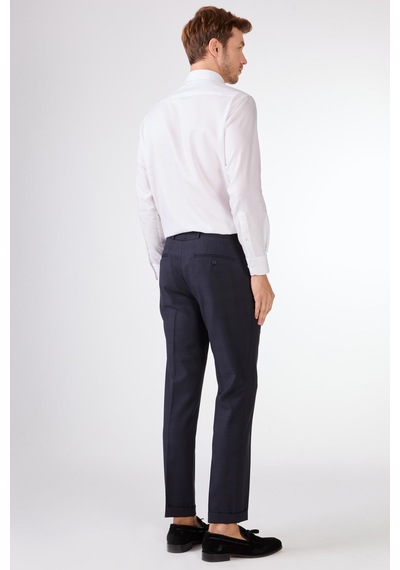 Dufy K.lacivert Balıksırtı Erkek Takım Elbise - Slim Fit Lacivert Dufy K.lacivert Balıksırtı Erkek Takım Elbise - Slim Fit Lacivert