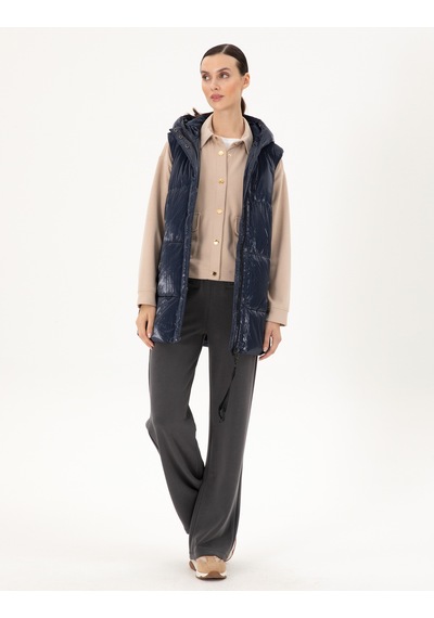 Pierre Cardin Kadın Lacivert Mont Yelek 50290343-vr033 Lacivert