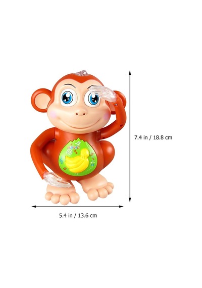 Canali Toys Pilli Işıklı Sesli Kukuli Yj-3030, Dans Eden Işıklı Sesli Kukuli Robot