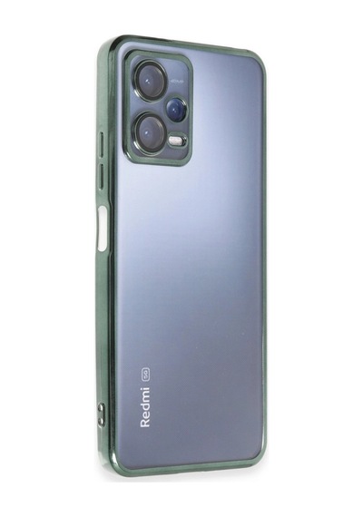 Xiaomi Redmi Note 12 5g Kılıf Razer Lensli Silikon - Yeşil -