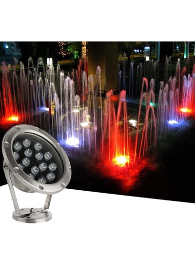 Havuz Led Armatür Aplik Su Geçirmez Açık Alan Aydınlatma Işık Gösterisi Sıva Üstü Krom Kasa Doğal Beyaz 4000k A-krm-1202 Ip68 9w 12v