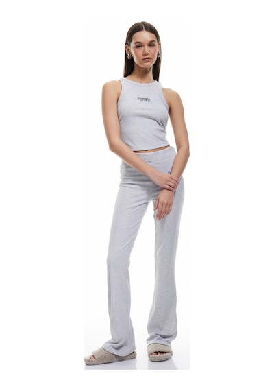 Koton Slim Fit İşleme Detaylı Halter Yaka Fitilli Atlet Pijama Üstü Gri Melanj 5slk90012mk Gri Melanj Koton Slim Fit İşleme Detaylı Halter Yaka Fitilli Atlet Pijama Üstü Gri Melanj 5slk90012mk Gri Melanj