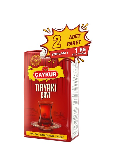 Tiryaki Dökme Çay 500 Gr. İkili Paket