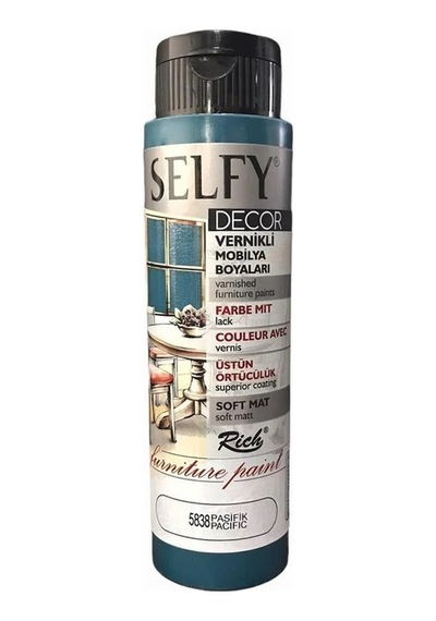 Rich Selfy Decor Vernikli Boya 500Cc 5838 Pasifik