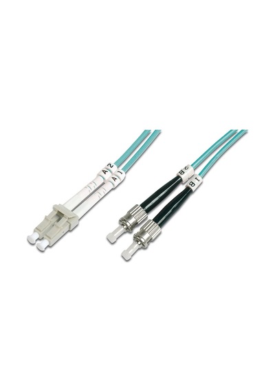 Beek Lc-st Fiber Optik Patch Kablo, Multimode Om 3 50/125 Duplex, 3.0mm, Lszh, 3 Metre -19246