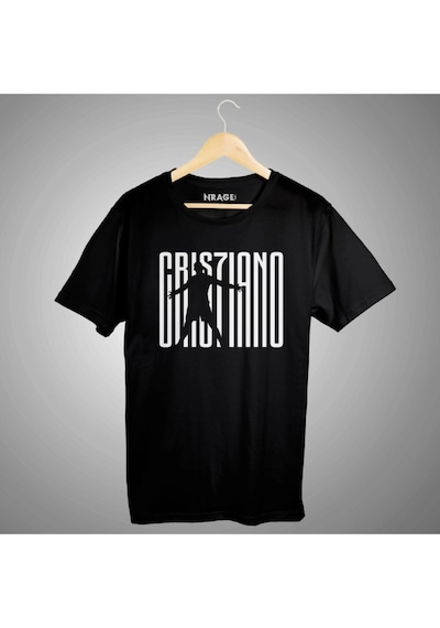 Cristiano Ronaldo Siyah Tişört Siyah