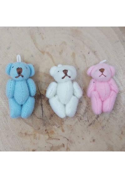 4 Cm Tüysüz Ayıcık 10 Adet +3
