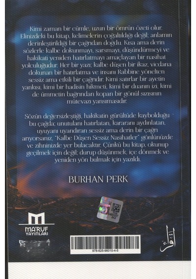 Kalbe Düşen Sessiz Nasihatler / Burhan Perk