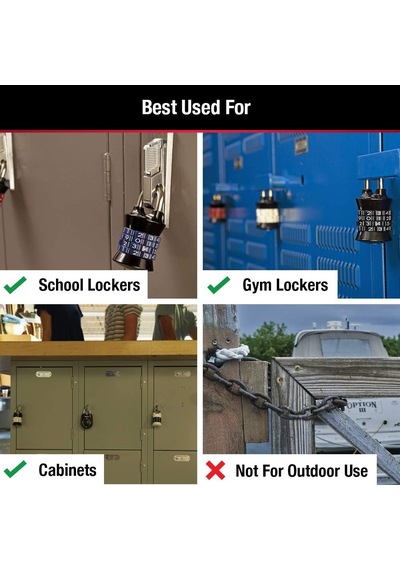 Master Lock Soyunma Kilidi Kendi Kombinasyon Asma Kilidinizi Ayar