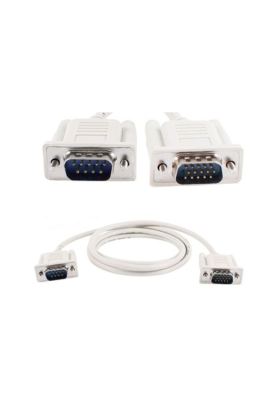 Rs232 Db9 Erkek Erkek Seri Com Kablo Rs232 Erkek 9 Pin Kablo 1.8m