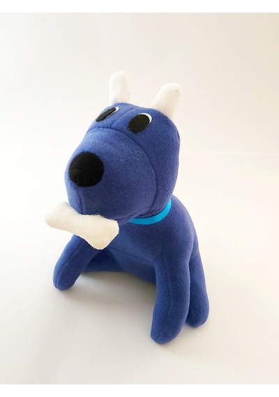 Joytoytr Peluş Köpek Oyuncak 25 Cm Oyun Arkadaşı Yerli Üretim Lacivert